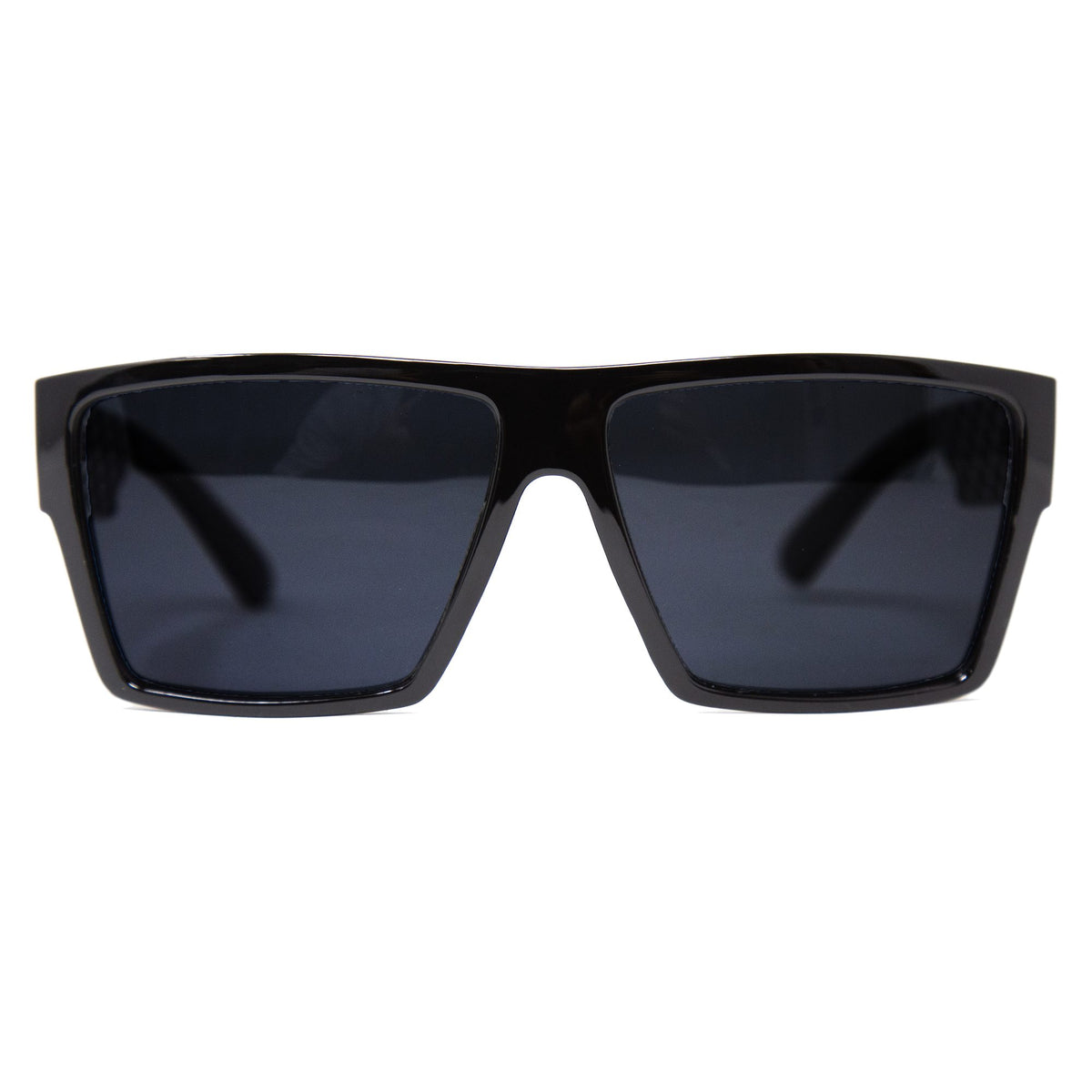 Kookslayer sunglasses, wide flat-top frame — front